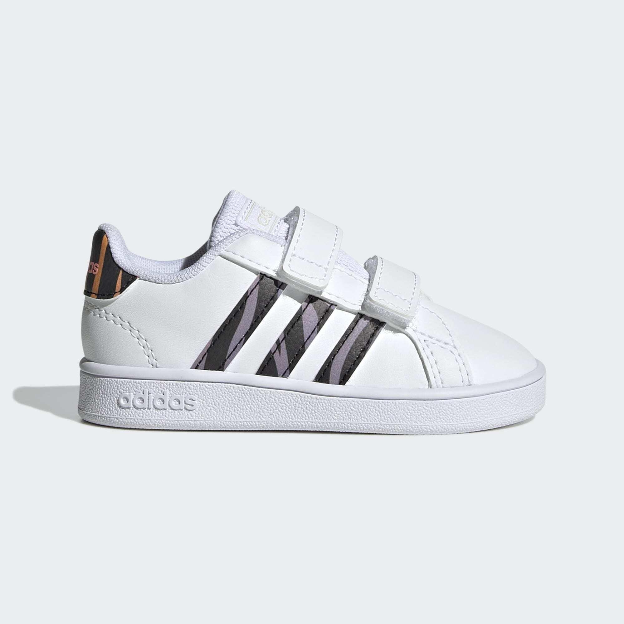 Kinder Sportschuhe Adidas Grand Court Weiß 2/5