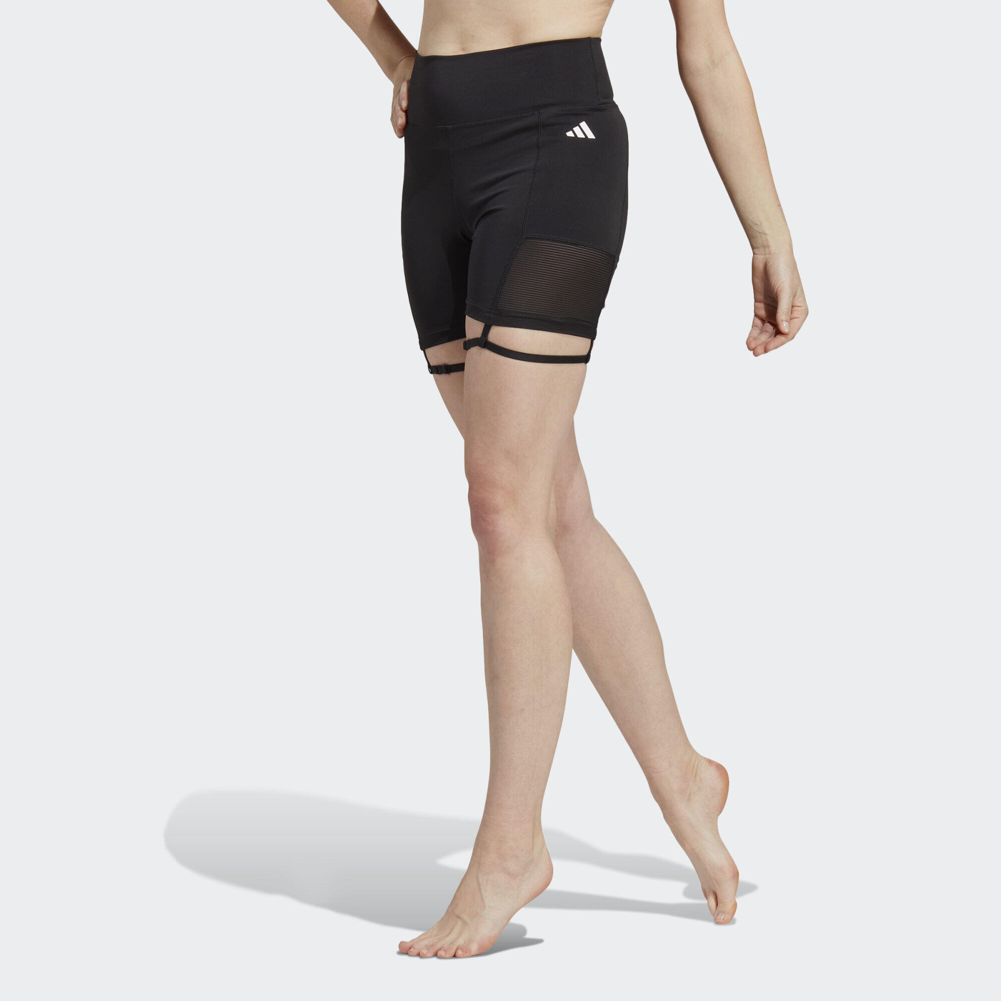 Adidas - Legging Court Taille Haute Train Essentials Dance - Short - Noir - 36 Xs - Decathlon