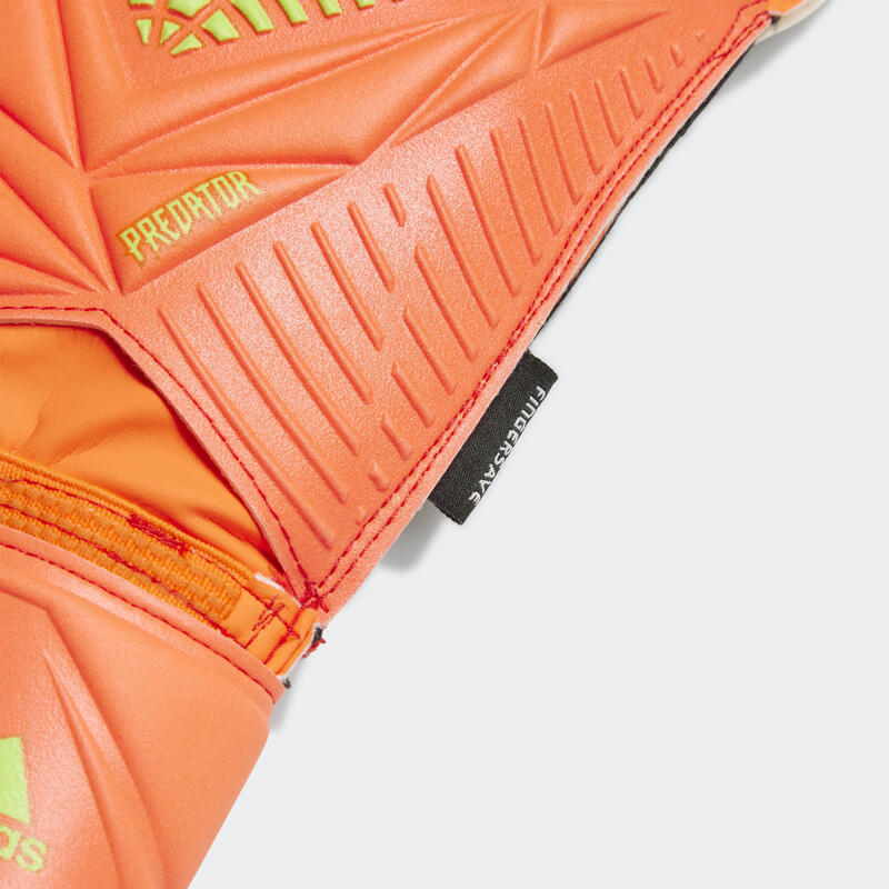 Luvas adidas Orange Predator Edge Fingersave Match Gloves, Multicolorido, Unisse