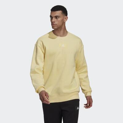 Essentials feelvivid cotton fleece drop shoulder sweatshirt