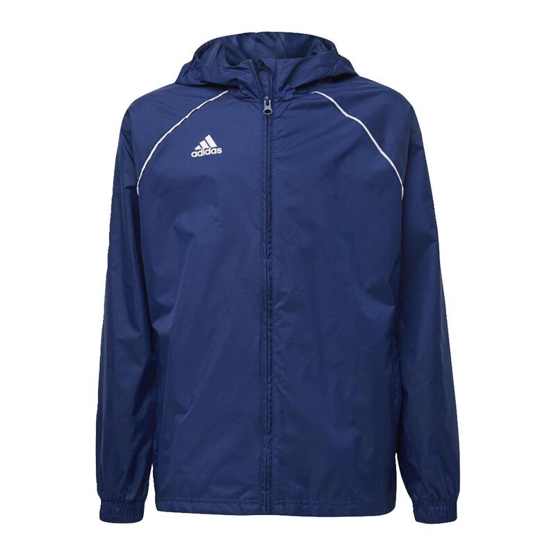 Kurtka dla dzieci adidas Core 18 Rain Junior granatowa CV3742