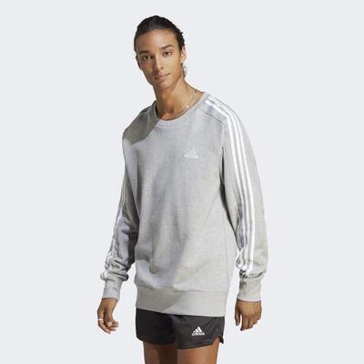 Essentials french terry 3-stripes sweatshirt