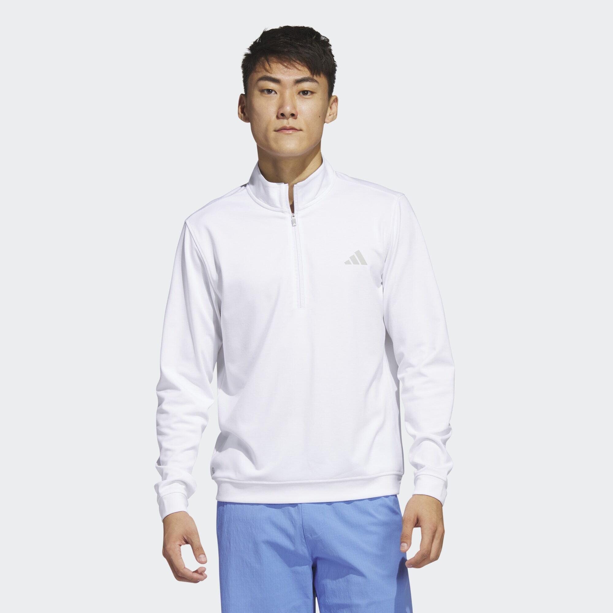Adidas - Haut Quart De Zip Elevated - Sweat-shirt - Blanc - 36 Xs - Decathlon