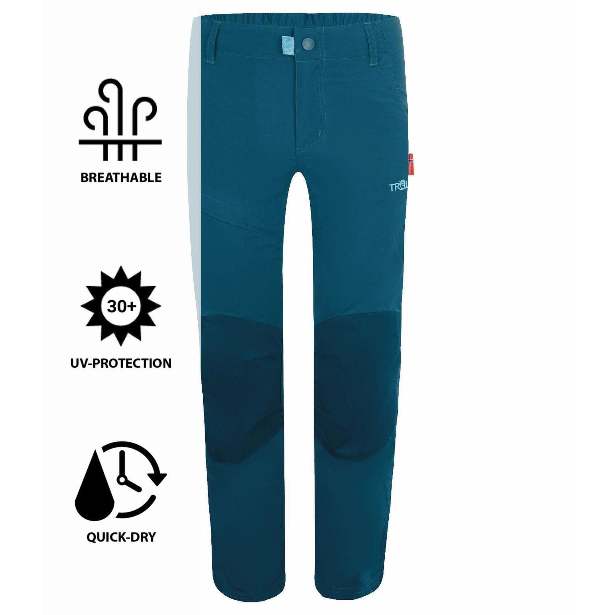 Pantalon de trekking pour enfants Pro Hammerfest bleu pétrole 3/3