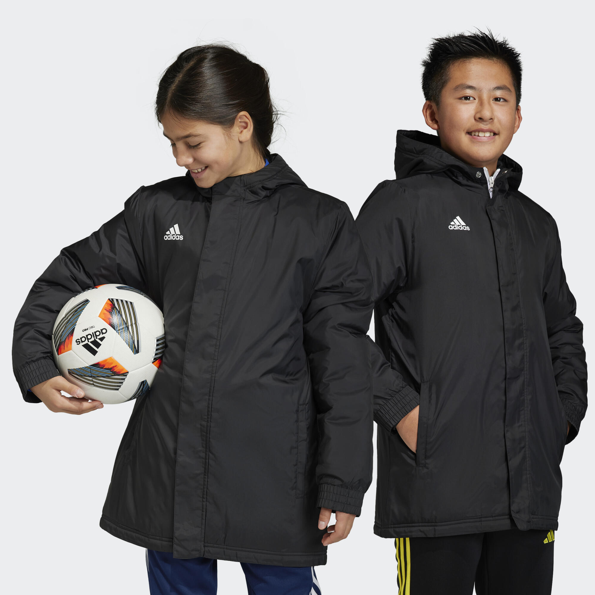 Adidas - Veste Entrada 22 Stadium - Doudoune Synthétique - Noir -  4 À 6 Ans - Decathlon