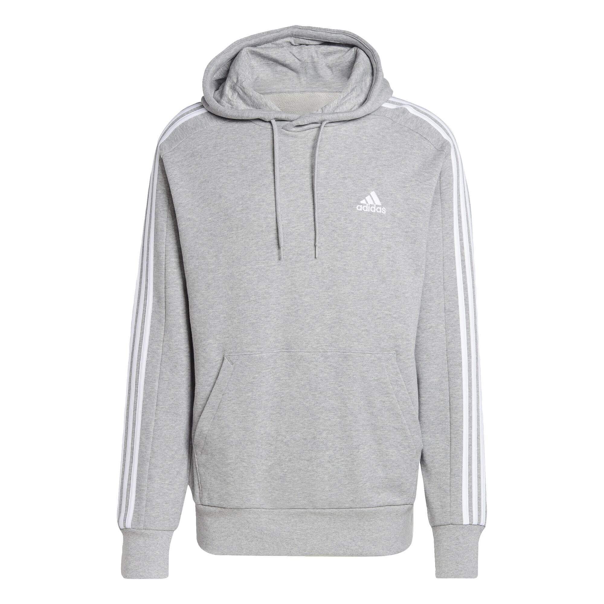 Sweat-shirt à capuche à 3 bandes en molleton Essentials 3/5