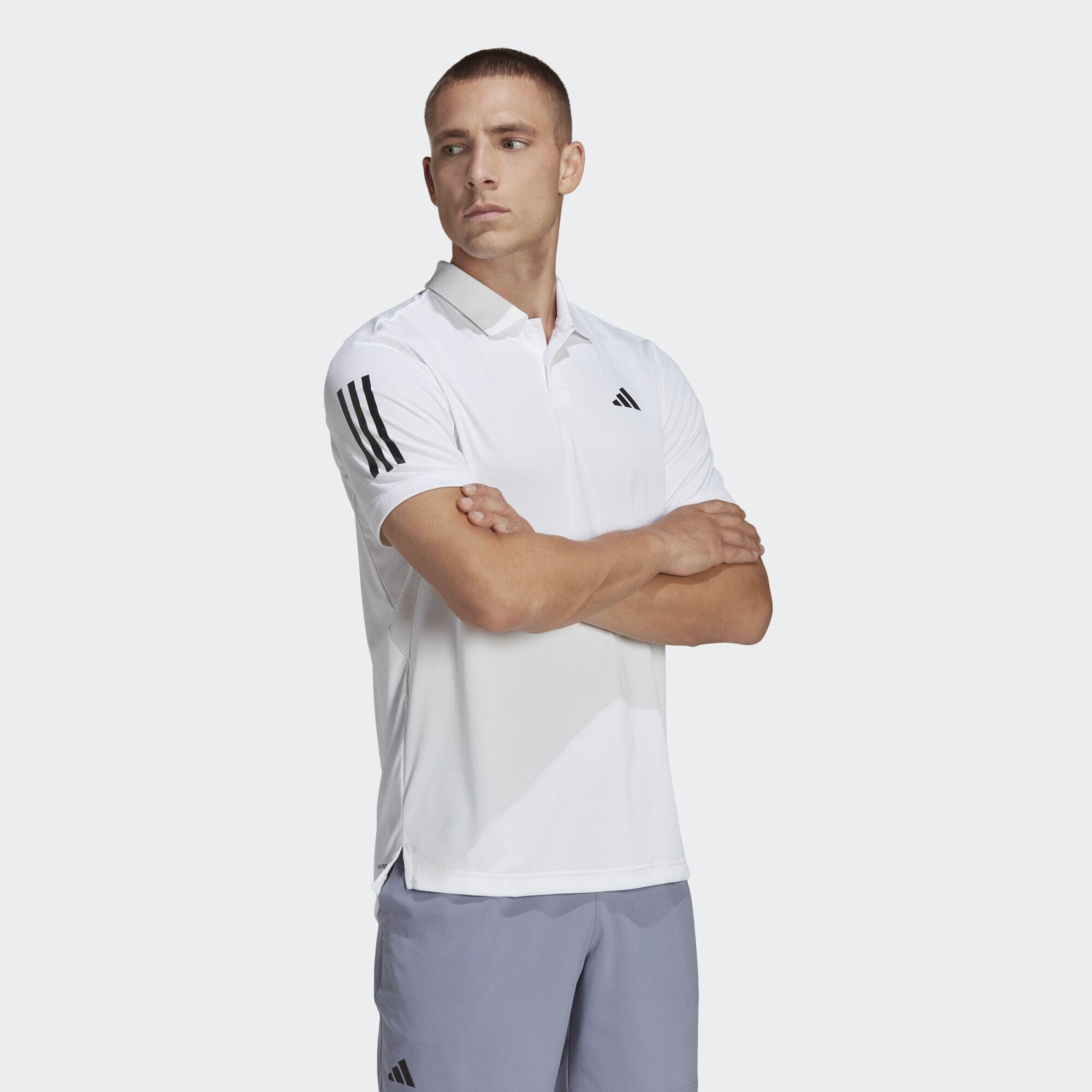 Adidas - Polo Club 3-stripes Tennis - Polo Manches Courtes - Blanc - 48 Xl - Decathlon