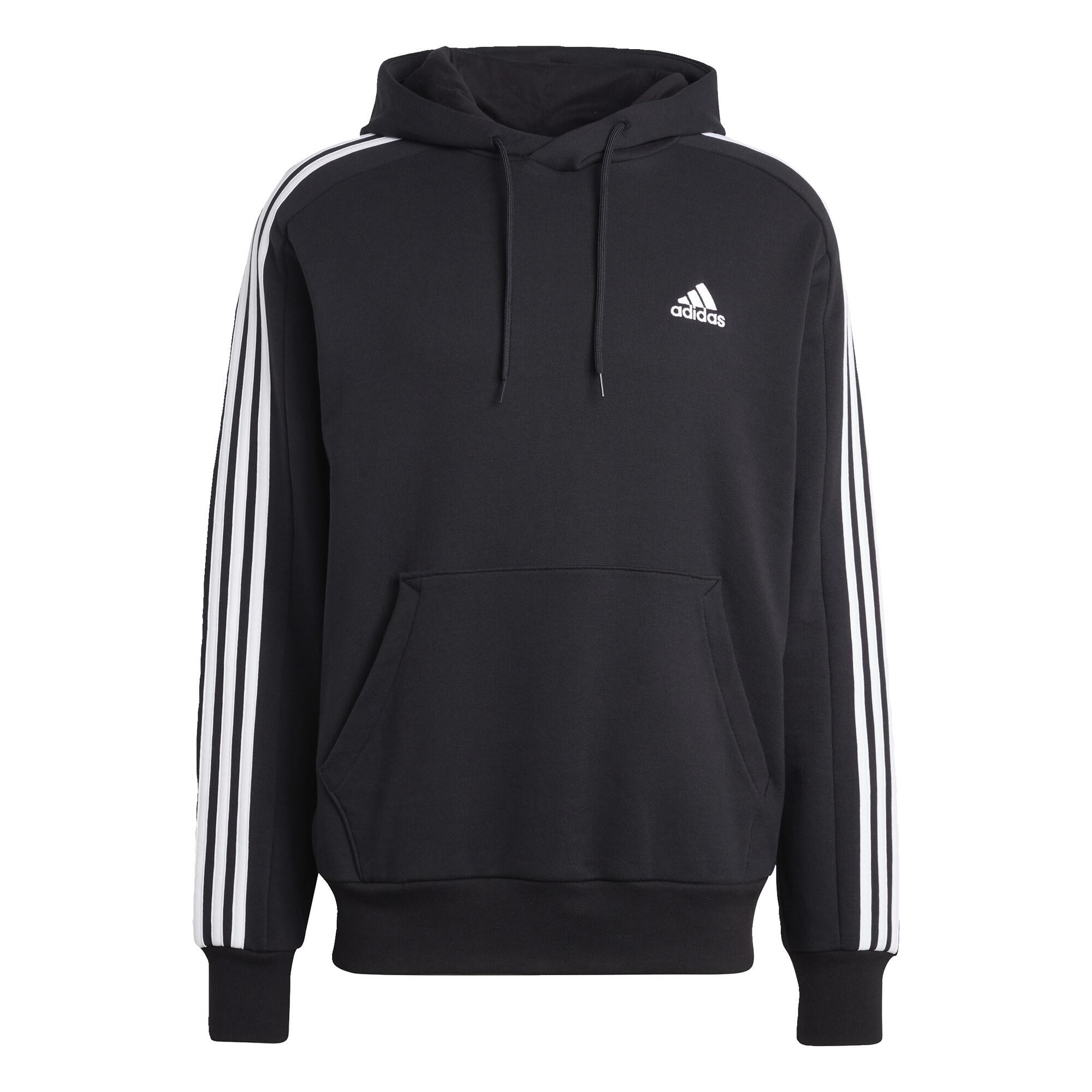 Sweatshirt Adulto Adidas Essentials French Terry 3 Stripes Preto 4/5