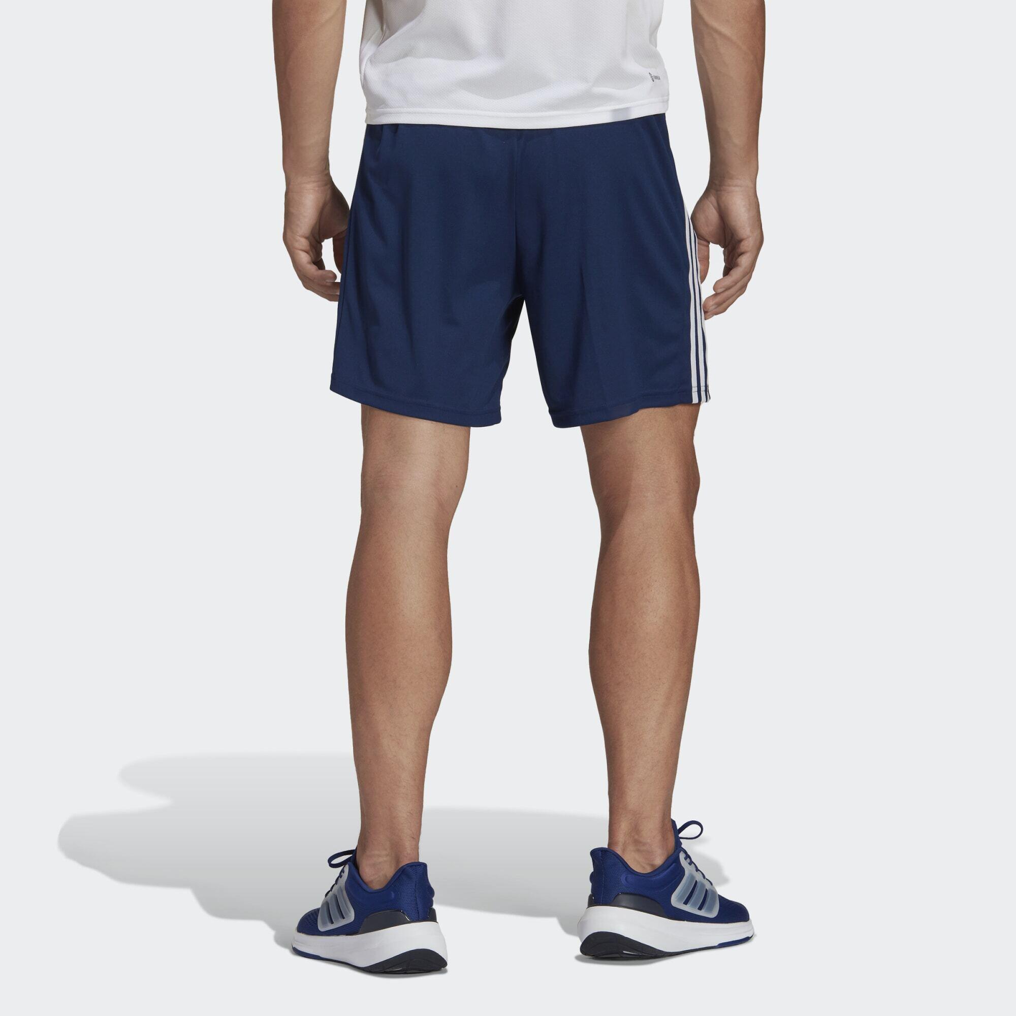 Train Essentials Piqué 3-Stripes Training Shorts 3/5