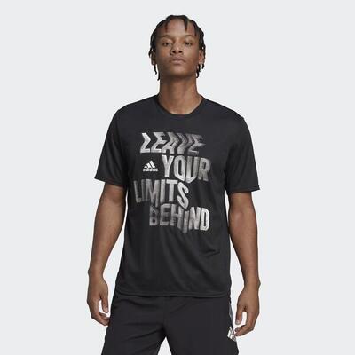 Designed for movement aeroready hiit slogan training t-shirt
