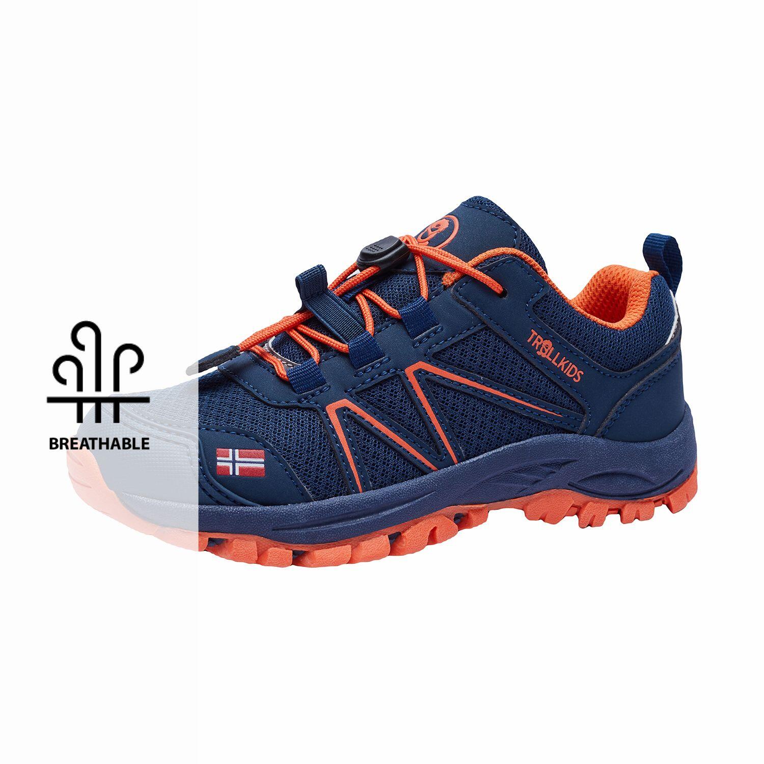 Chaussures de randonnée pour enfants Sandefjord Respirant Mystik Bleu / Orange 5/7