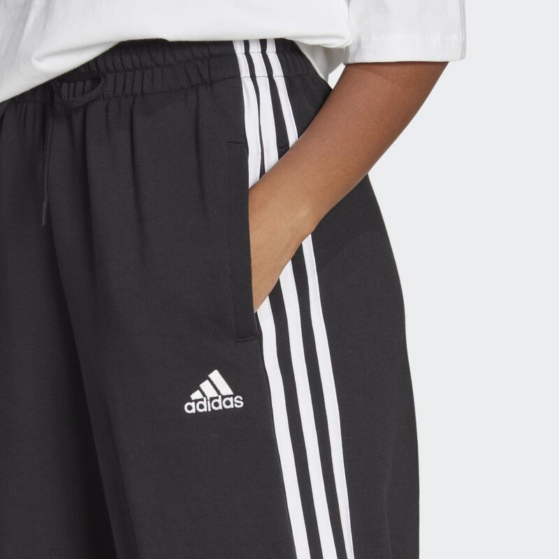 Essentials 3-Stripes French Terry Loose-Fit Broek
