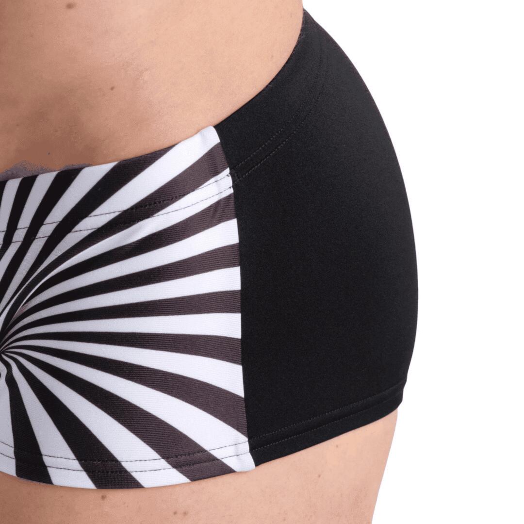 Arena Crazy Placement Low Waist Short - Black/Multi 5/5