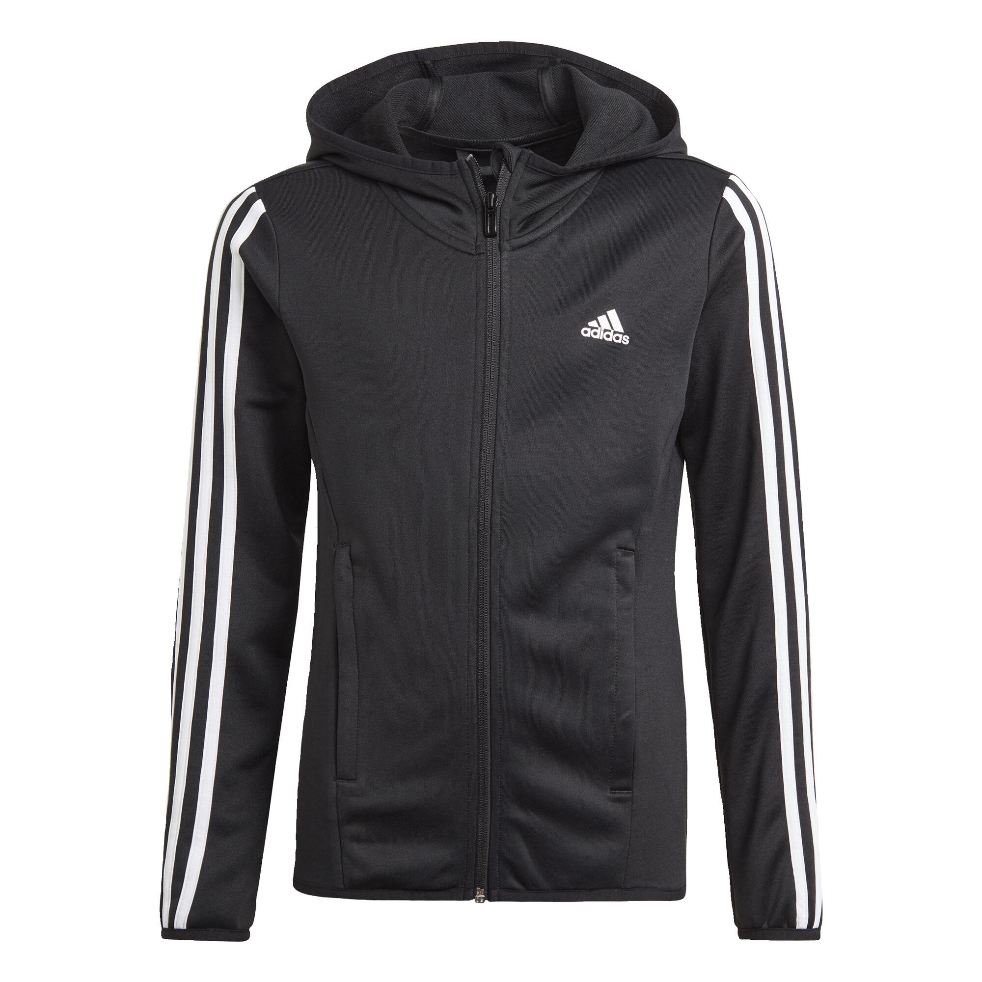 Veste à capuche adidas Designed To Move 3-Stripes Full-Zip 3/5