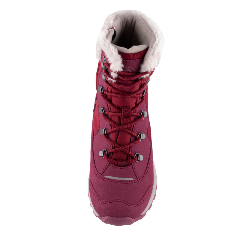 Chaussures d'hiver pour enfants Hemsedal hydrofuge rose foncé