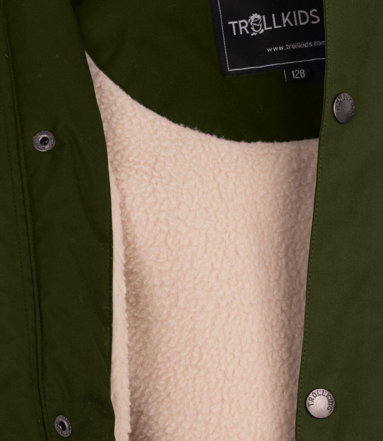 Parka Gudvangen pour enfants Vert forêt 3/4