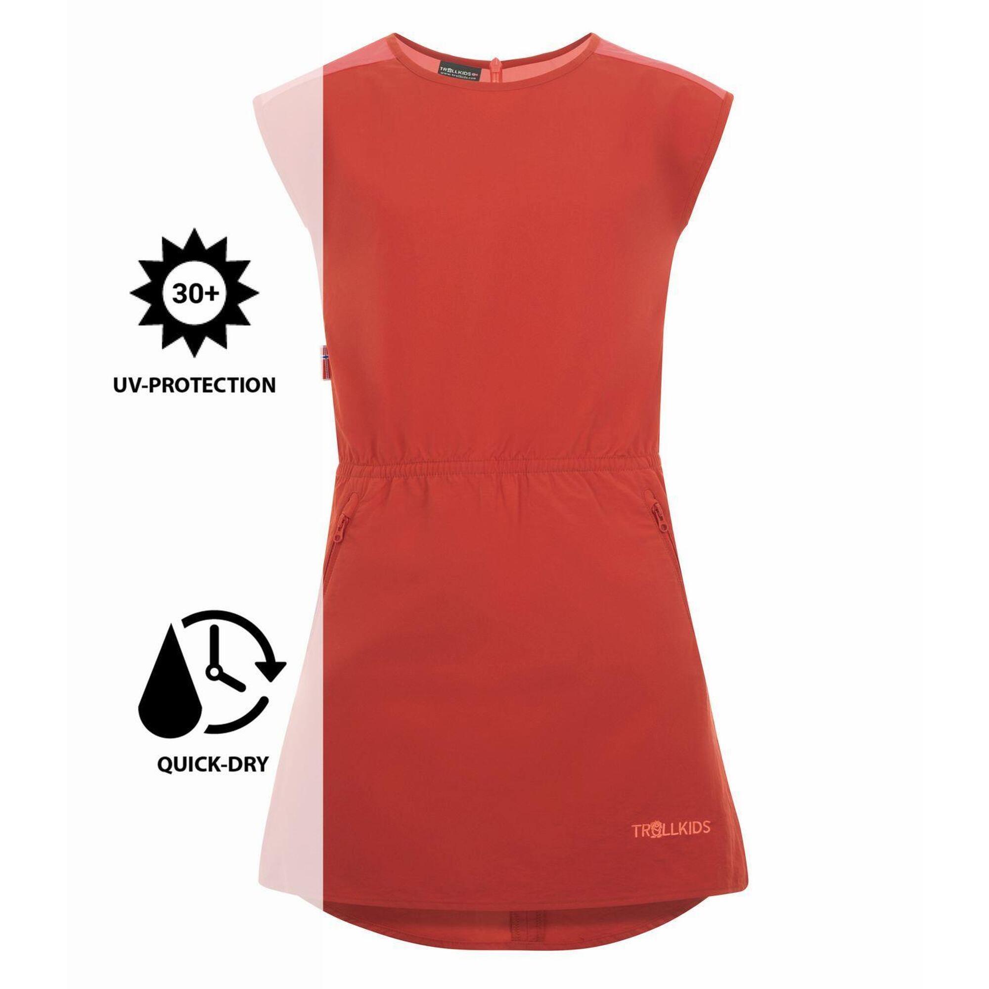 Children's dress Arendal red