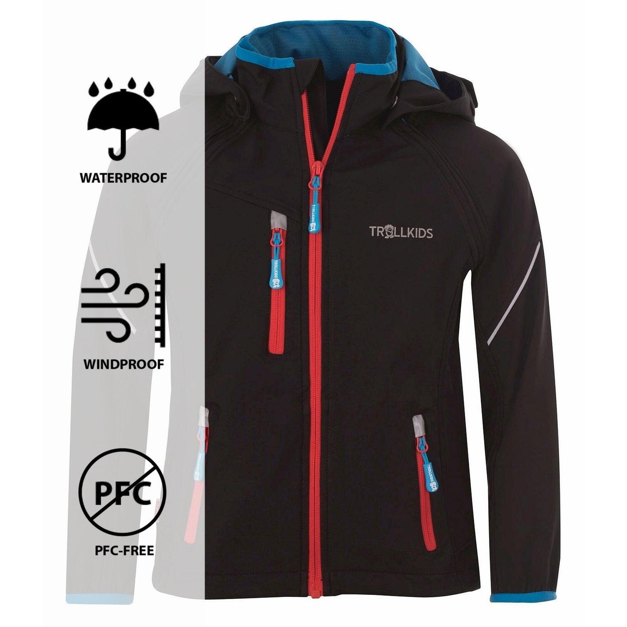 Giacca softshell da bambino Rondane Nero