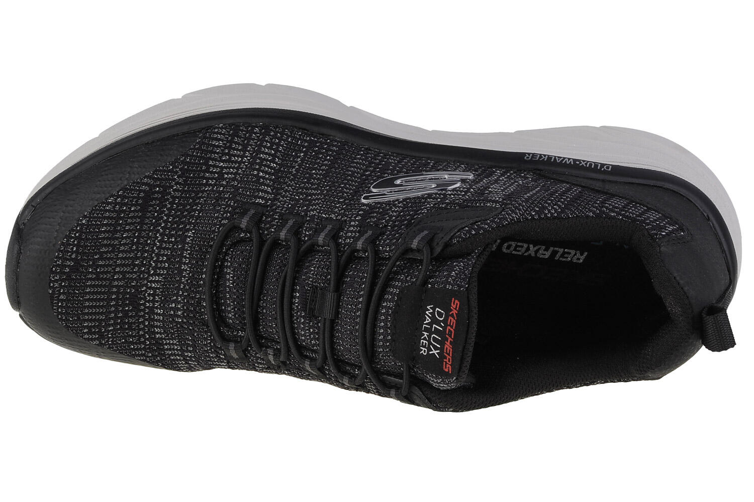 Scarpe Uomo Skechers D'Lux Walker-Pensive nero 3/5
