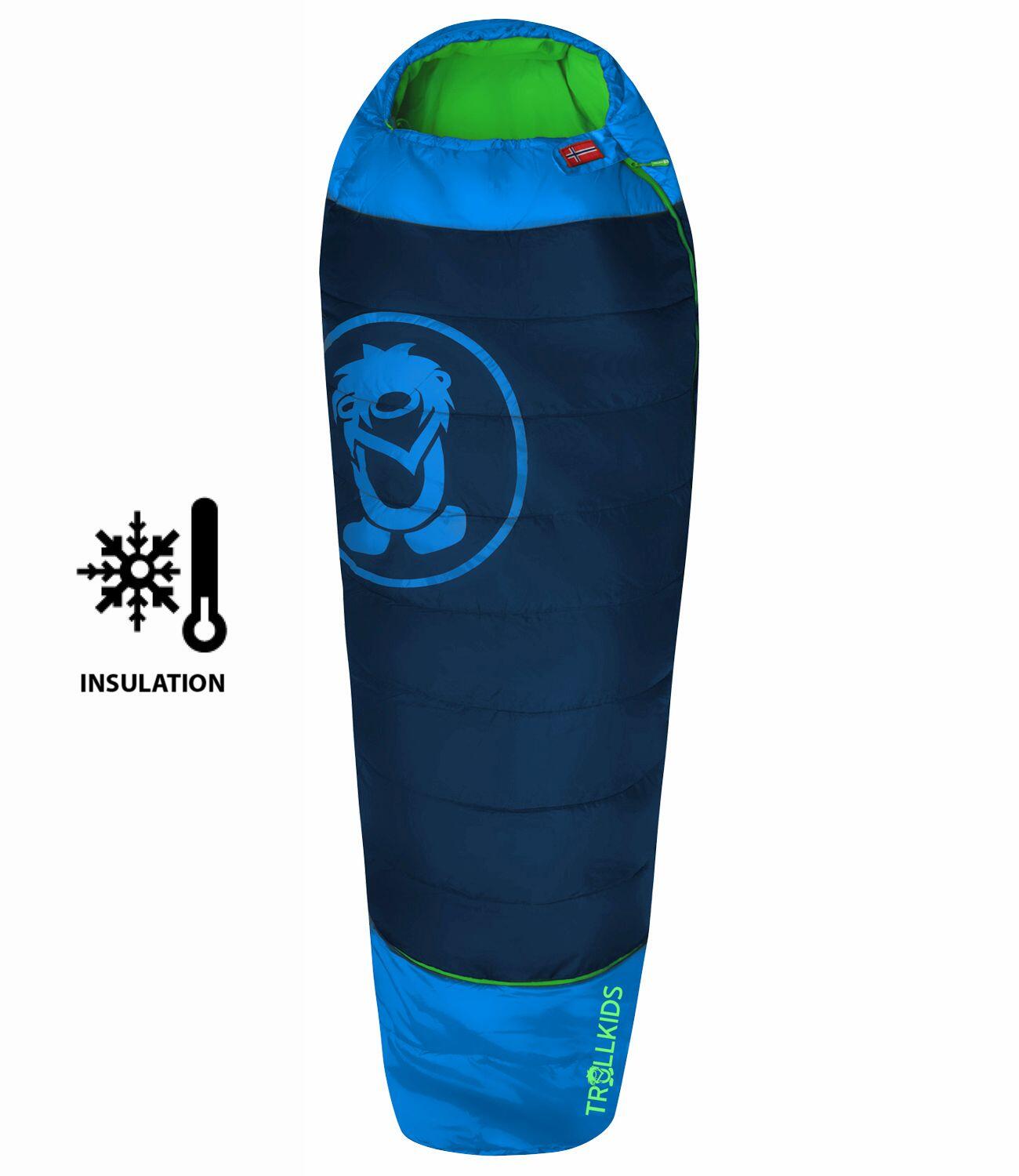Kinder Schlafsack Fjell Dreamer Marineblau / Grün 5/7
