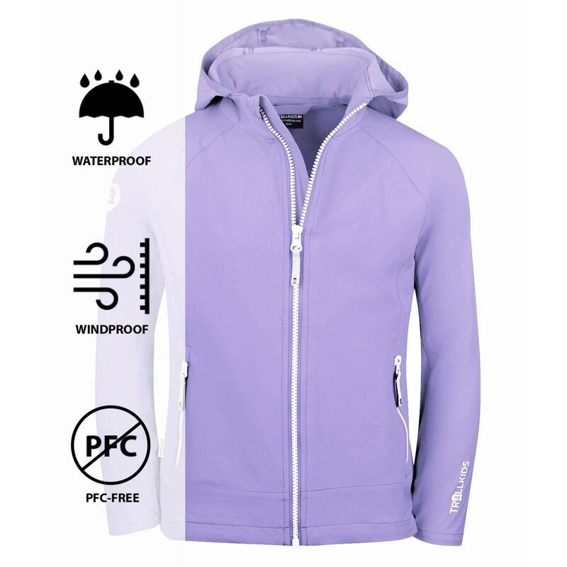 Mädchen Softshelljacke Kvalvika Lavender