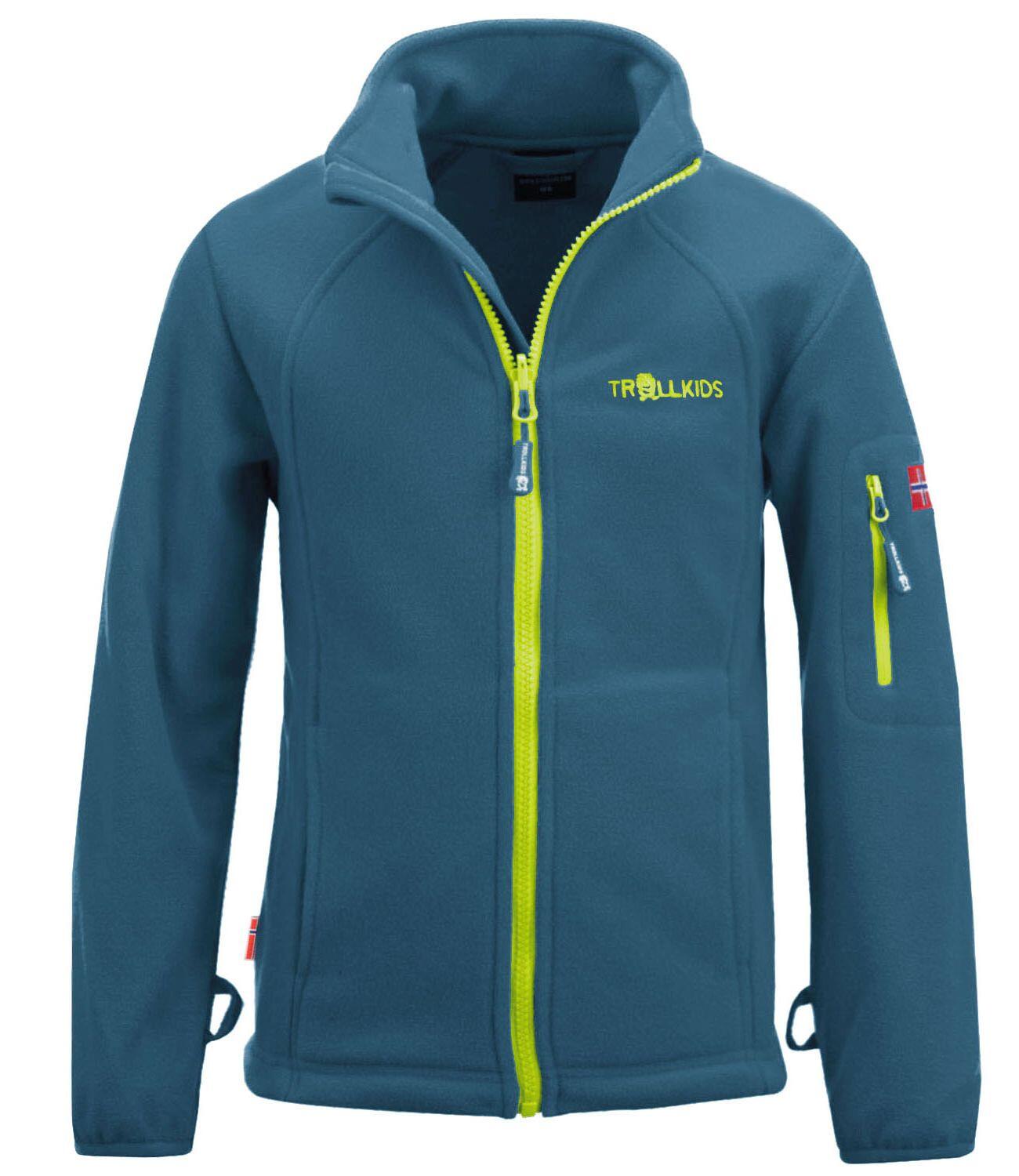 Veste 3en1 enfant Myrdal PRO vert pétrole/citron vert 3/5