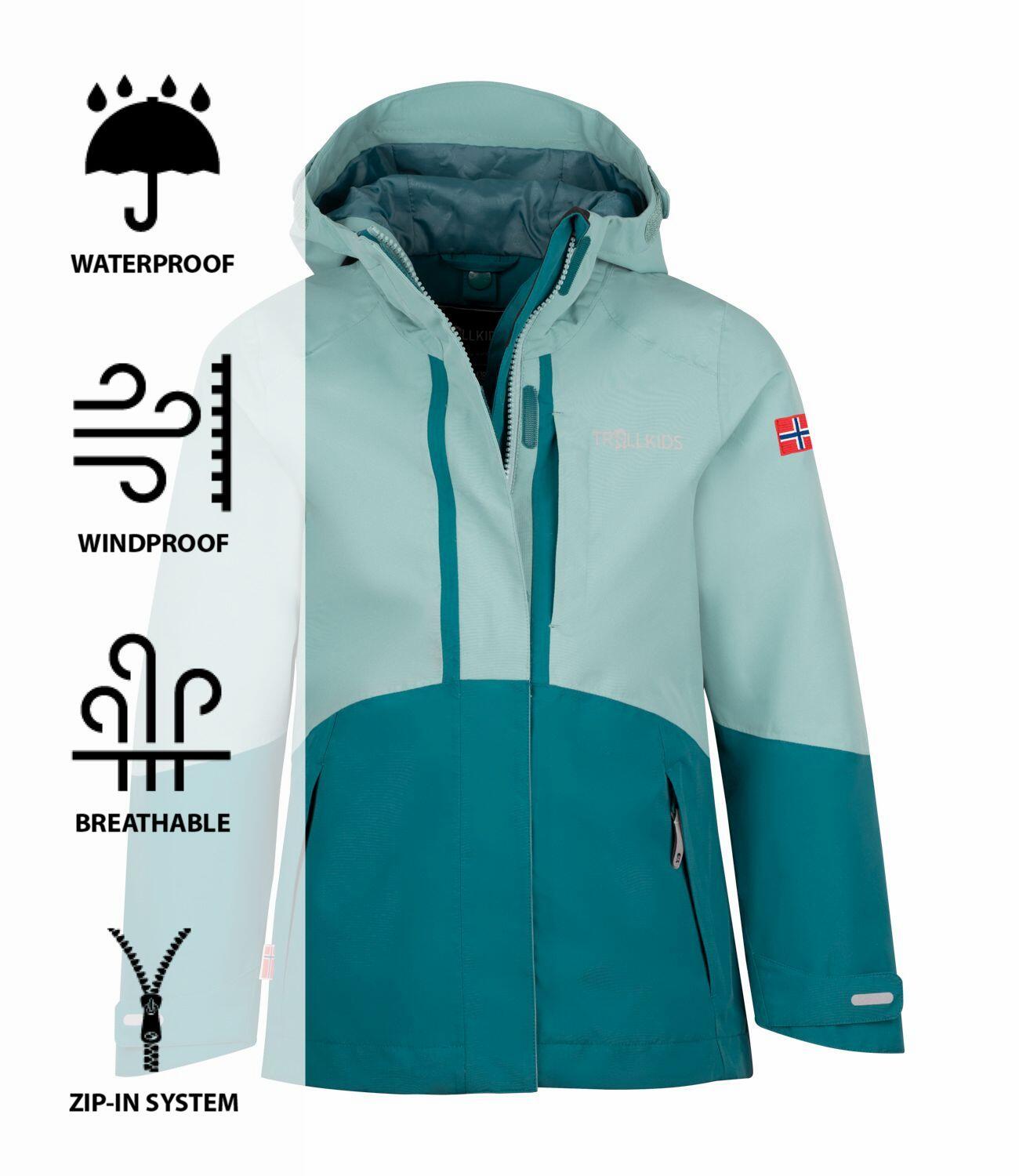 Funktionsjacke Skaland Outdoor girls 3/3