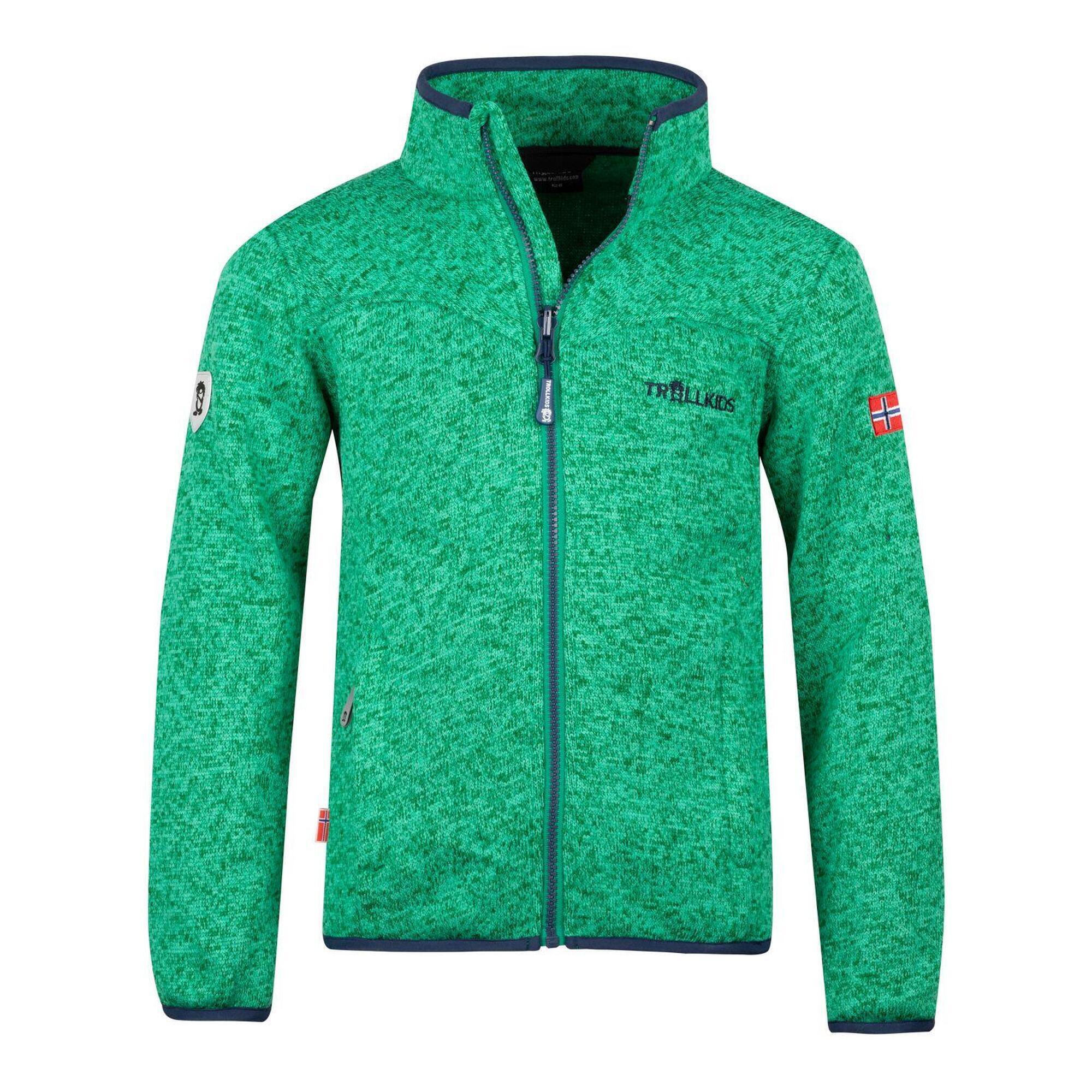 Veste fonctionnelle 3 en 1 Preikestolen pour enfants Vert poivre/bleu marine 3/5