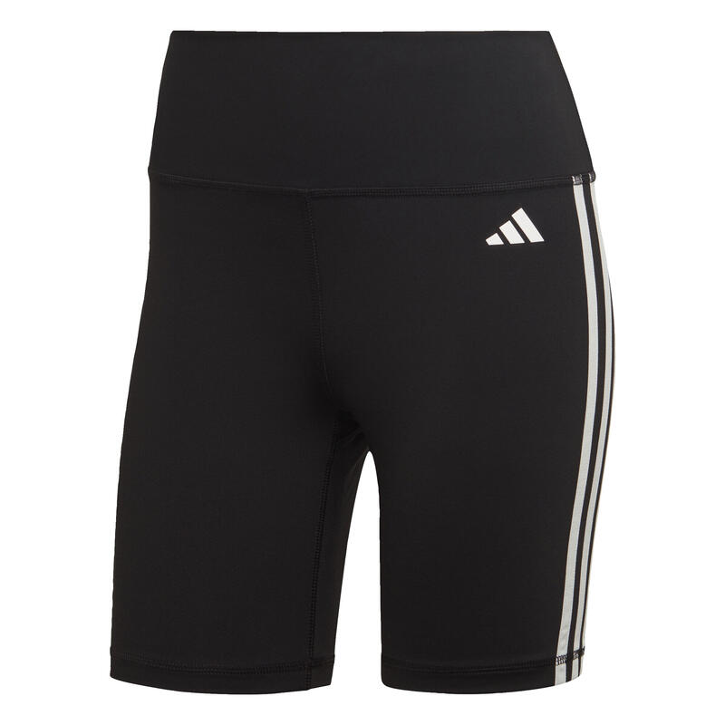 Training Essentials 3-Stripes High-Waisted Short Leggings
