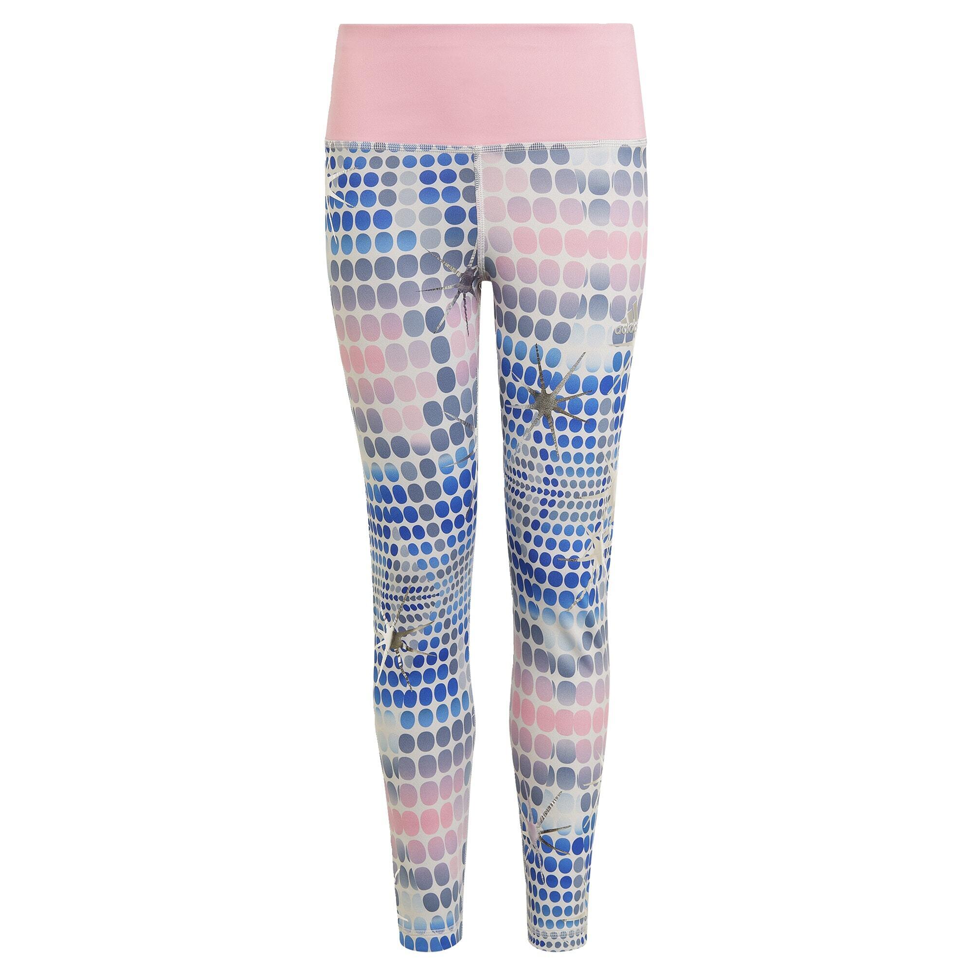 Legginsy z nadrukiem na stroju dla dziewczynki adidas Dance Allover Print