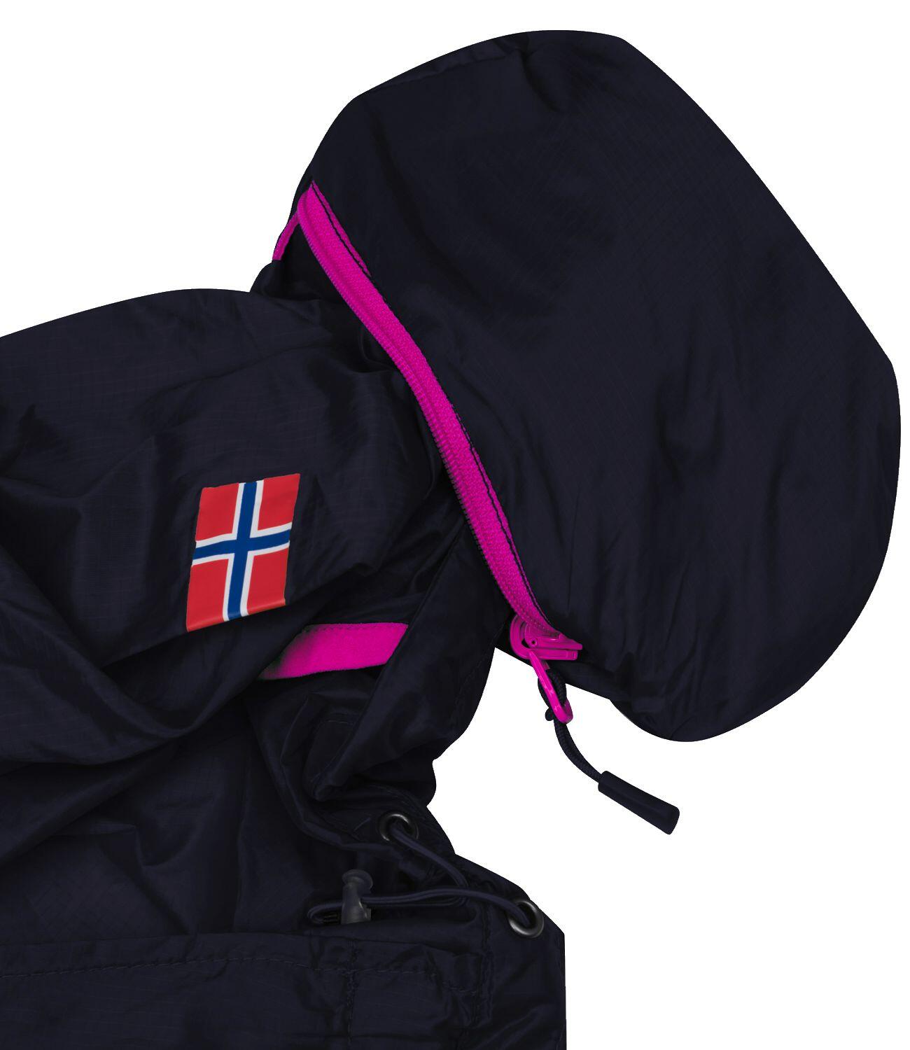 Veste coupe-vent enfant Fjell Respirant Bleu marine / Magenta 4/5