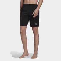 Short de bain uni de longueur classique