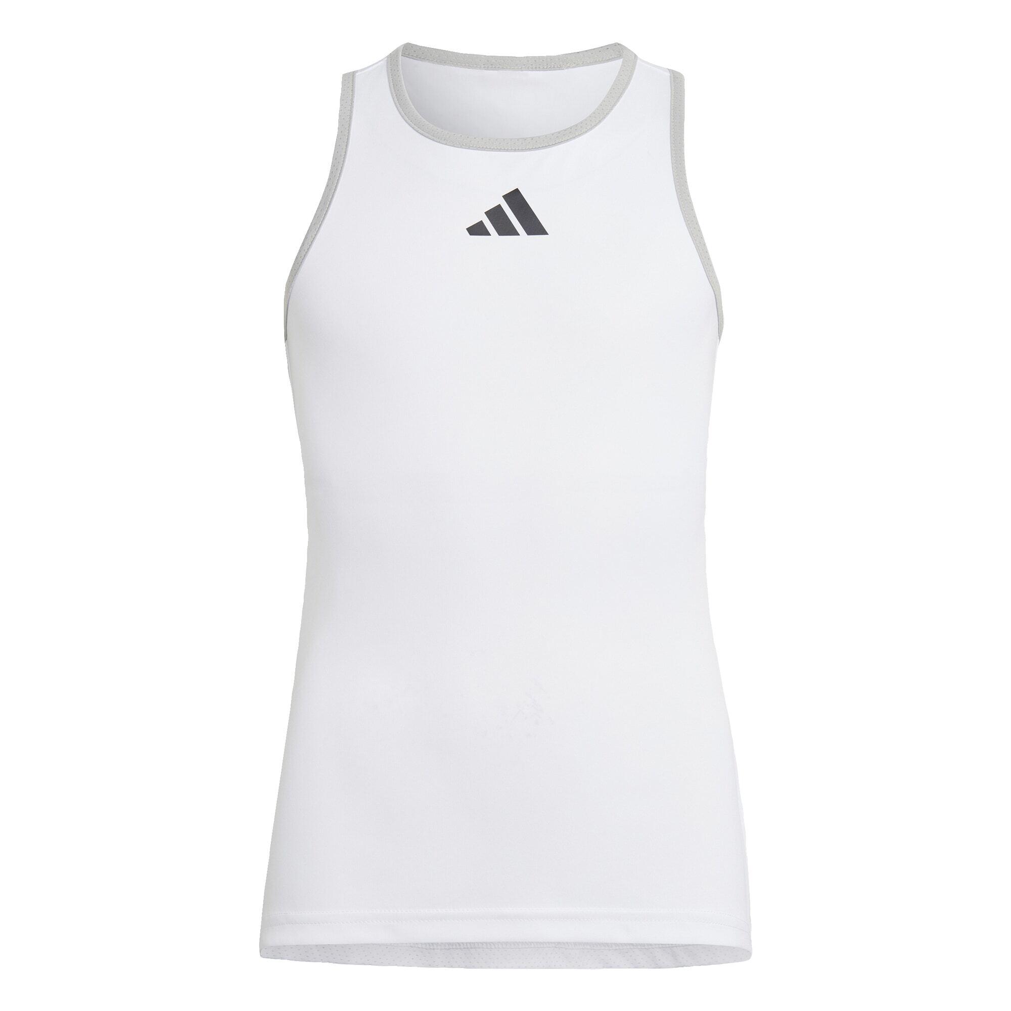 Adidas - Débardeur Club - Débardeur - Blanc - 10 À 12 Ans - Decathlon