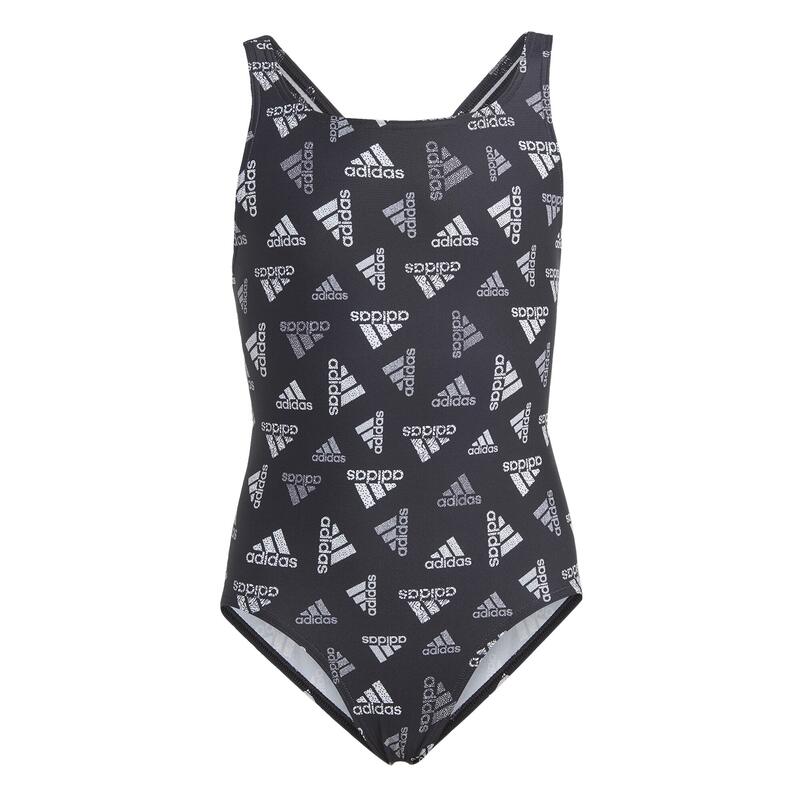 adidas Cut 3 Bandas negro bañador natación niña