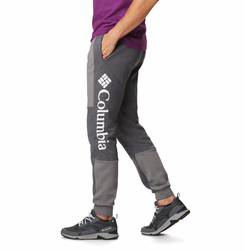 Trainingshose Columbia Lodge Colorblock Jogger Herren - grau