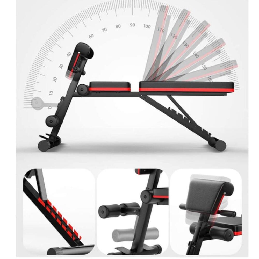 Verstelbare multifunctionele buikspierbank Fitness Tech 3/7