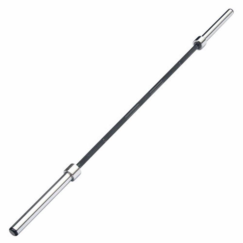 Barre à disques barbell Olympic charge 650kg, SpringCol, noir 2/3