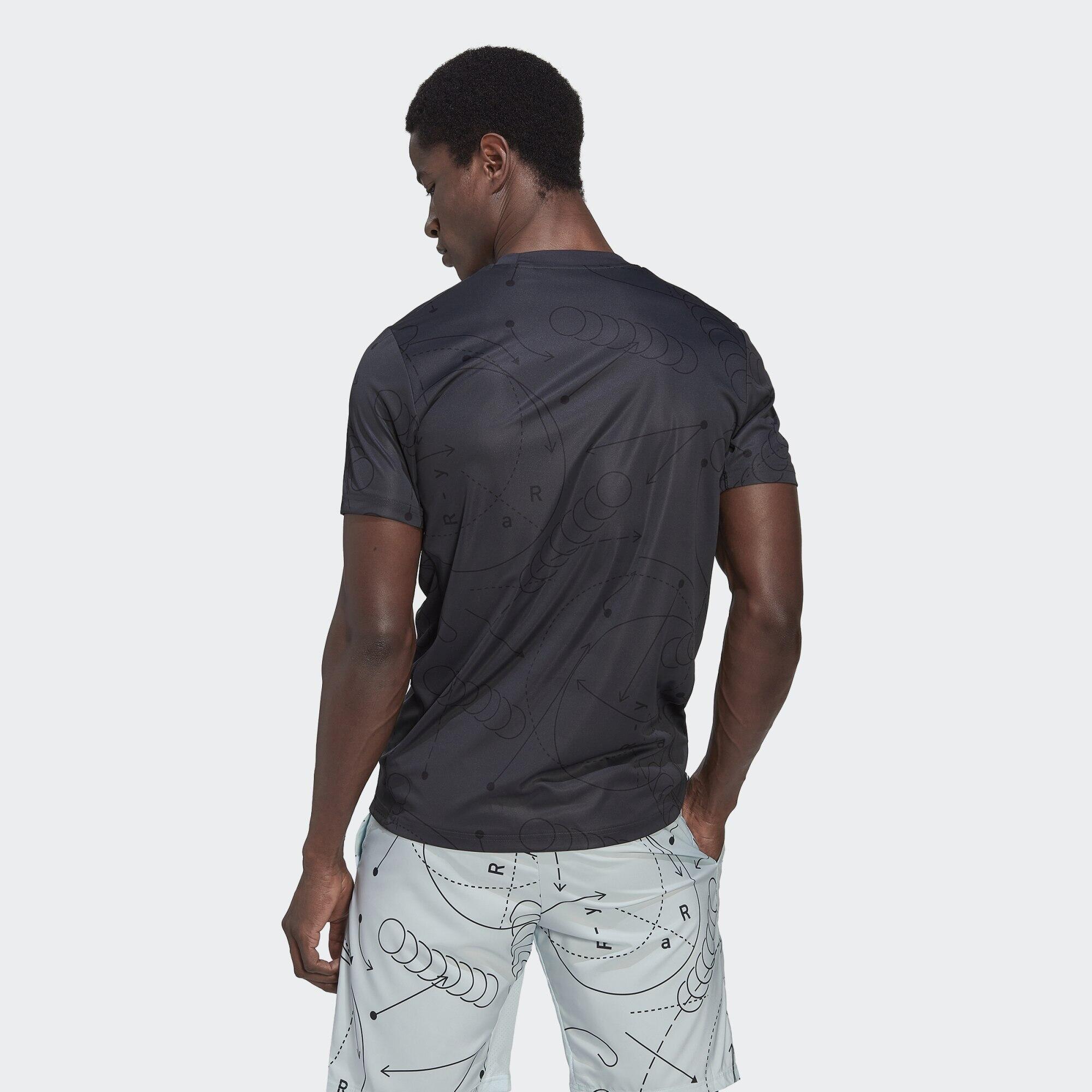 T-shirt de tennis graphique Club 3/5