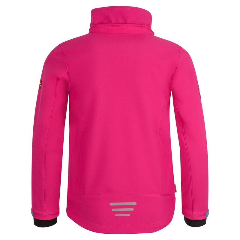 Kinder Jacke Preikestolen Wasserabweisend Pink / Mittelblau