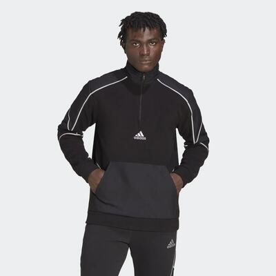 Essentials reflect-in-the-dark polar fleece sweater