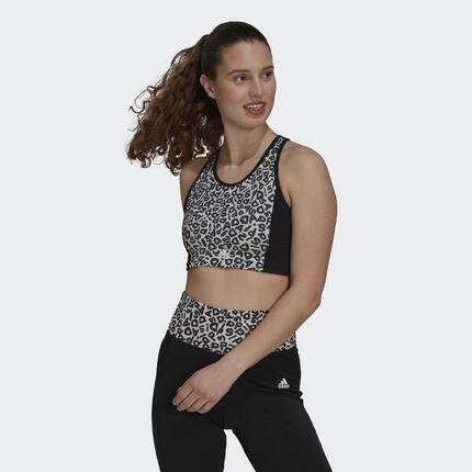 Crop top FARM Rio AEROREADY 3-Stripes Print Sports