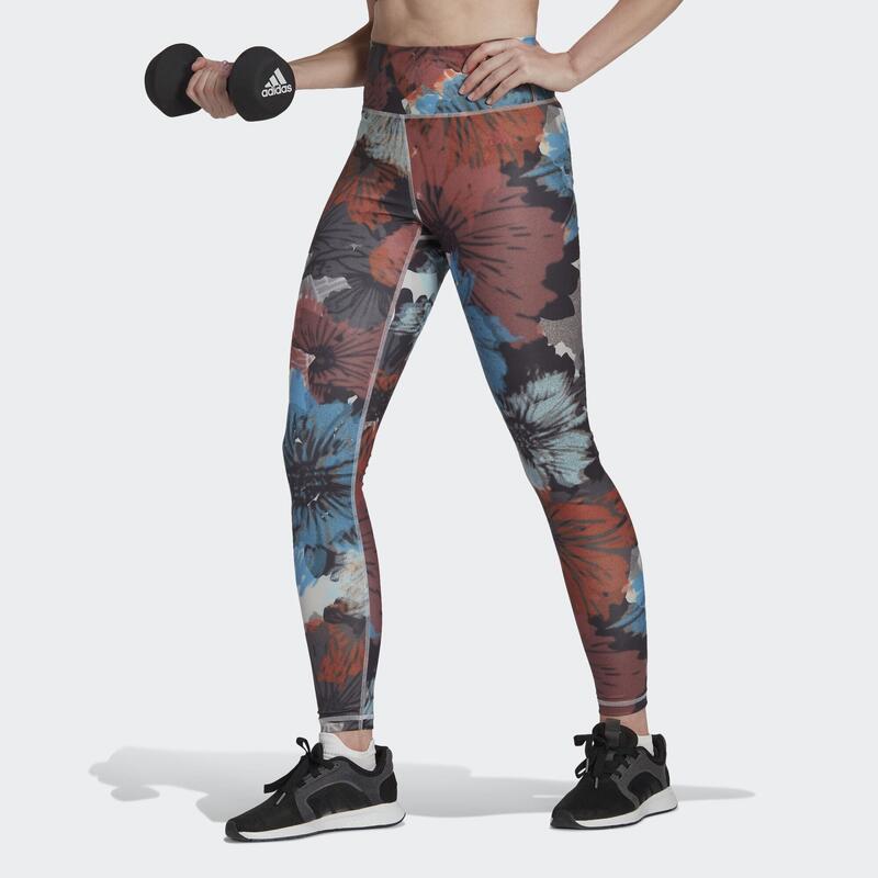 Mallas Training Essentials Printed High-Waisted