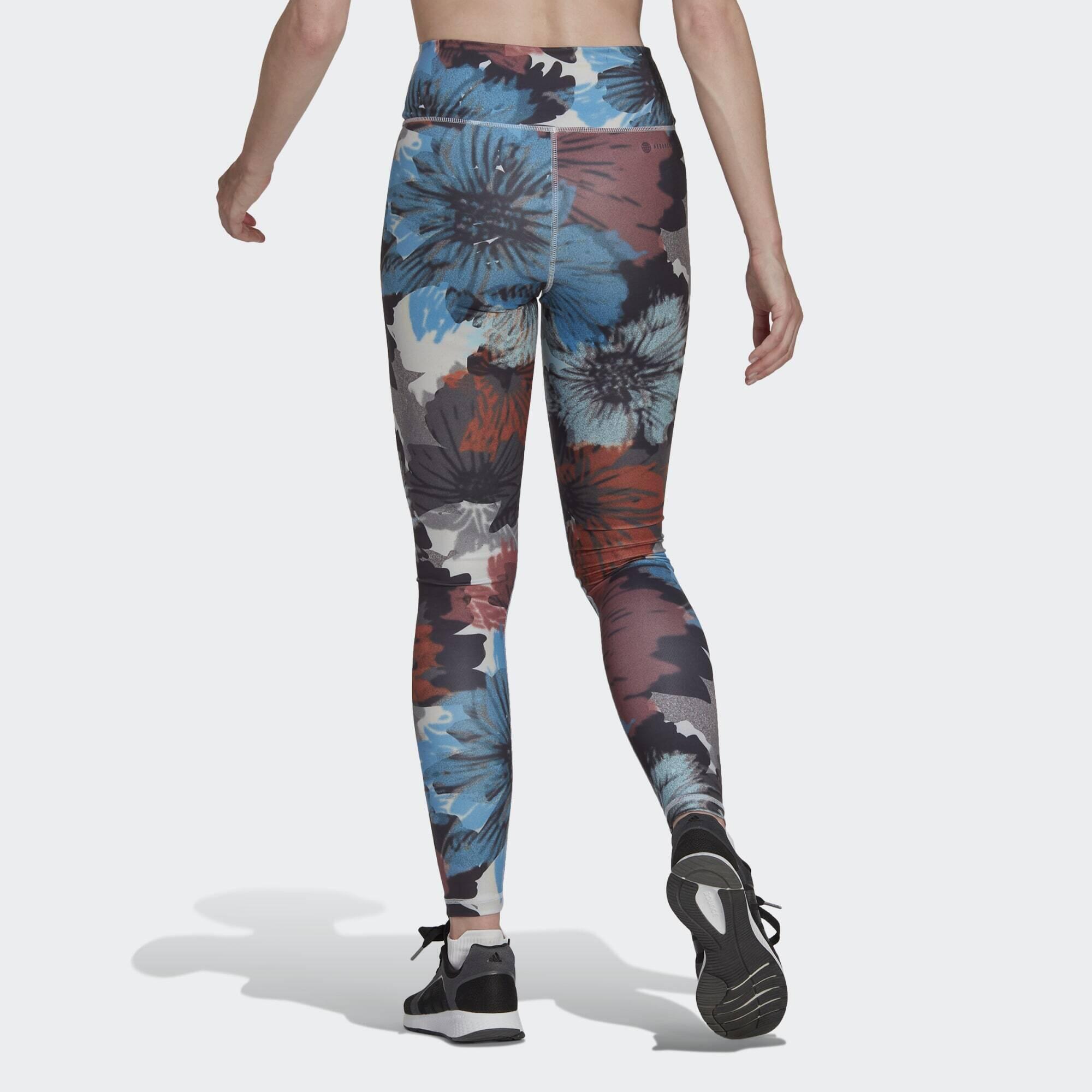 Damskie legginsy z wysokim stanem z nadrukiem adidas Training Essentials 3/5