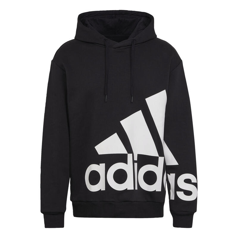 ADIDAS Essentials óriás logós fleece kapucnis pulóver