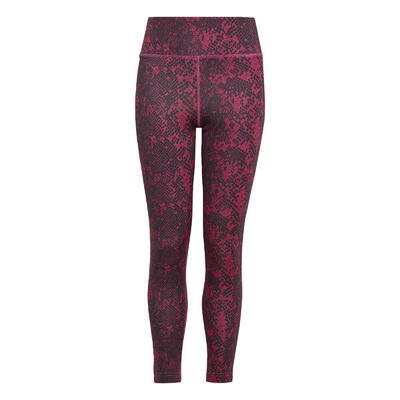 AEROREADY Animal-Print Optime High-Rise Pocket 7/8-Leggings