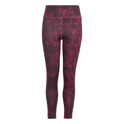 AEROREADY Animal-Print Optime High-Rise Pocket 7/8-Leggings