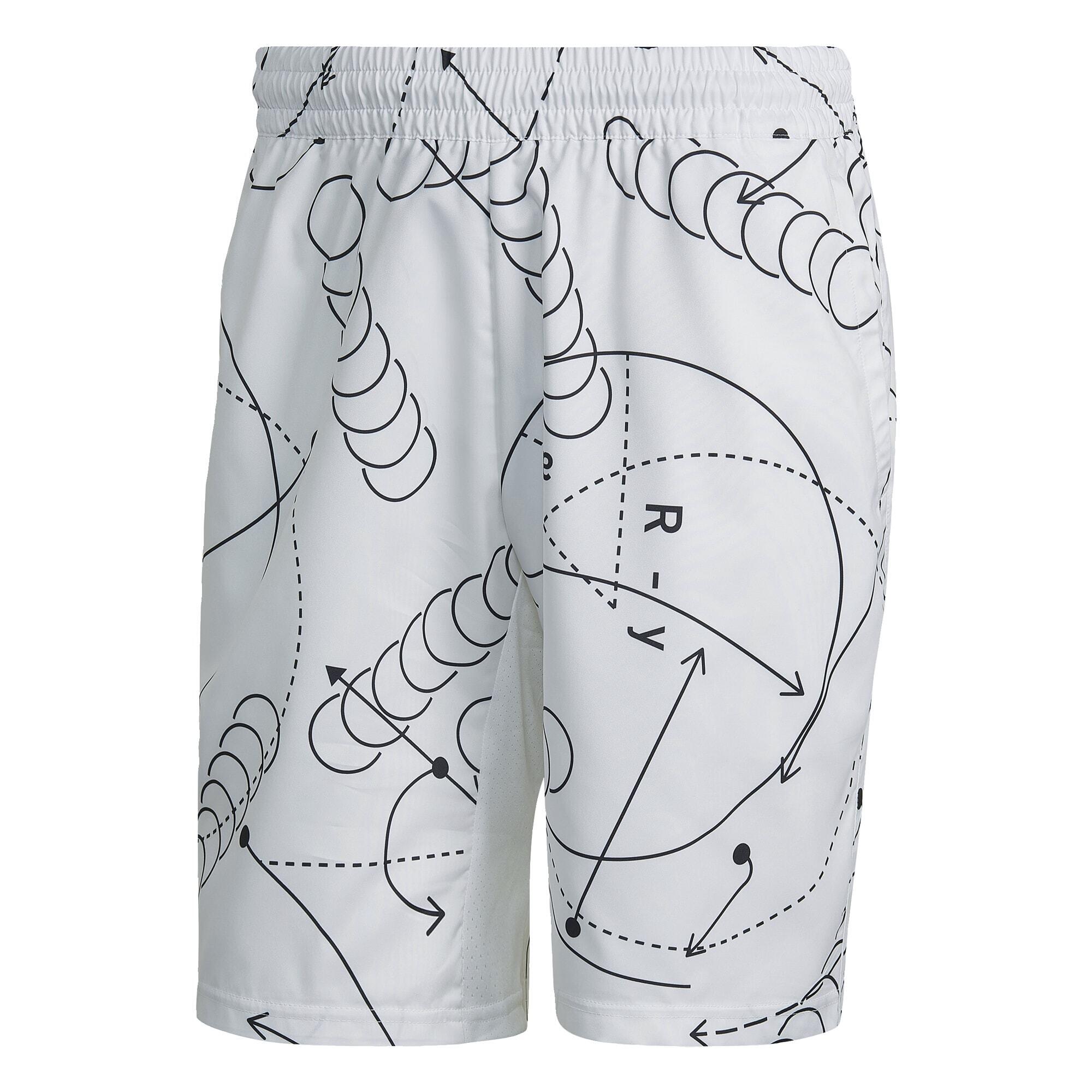 Short de tennis graphique Club 3/5