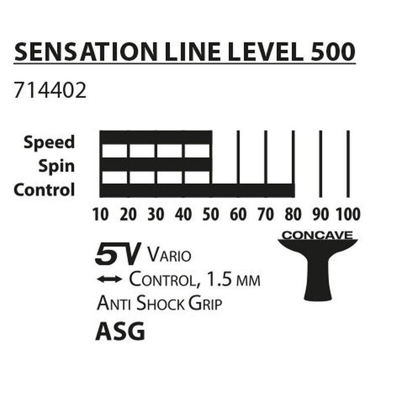 Donic-Schildkröt Tischtennisschläger Sensation Line 500