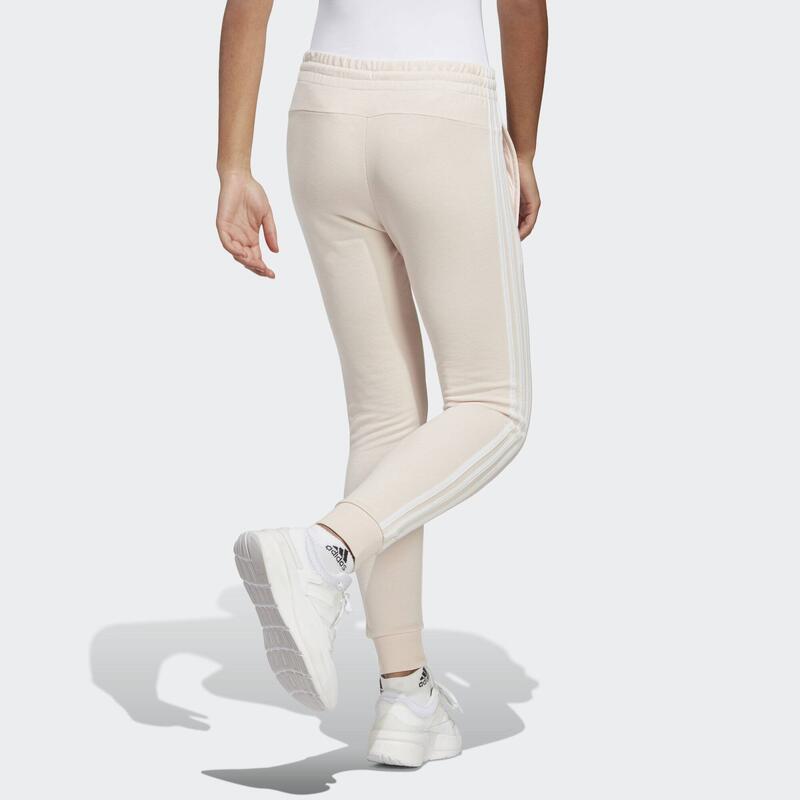 Pantaloni lungi de sport Adidas Essentials 3 Stripes Bej