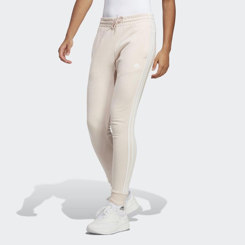 Pantalon fuselé en molleton à 3 bandes Essentials